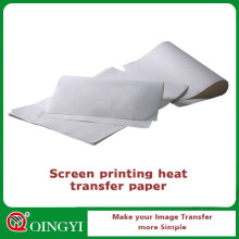 Papel de transferência térmica de QingYi para a impressão da tela